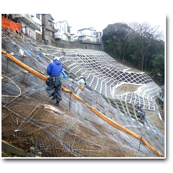 のり面 法面 工事 施工業者 わかば のり面保護 土砂災害防止